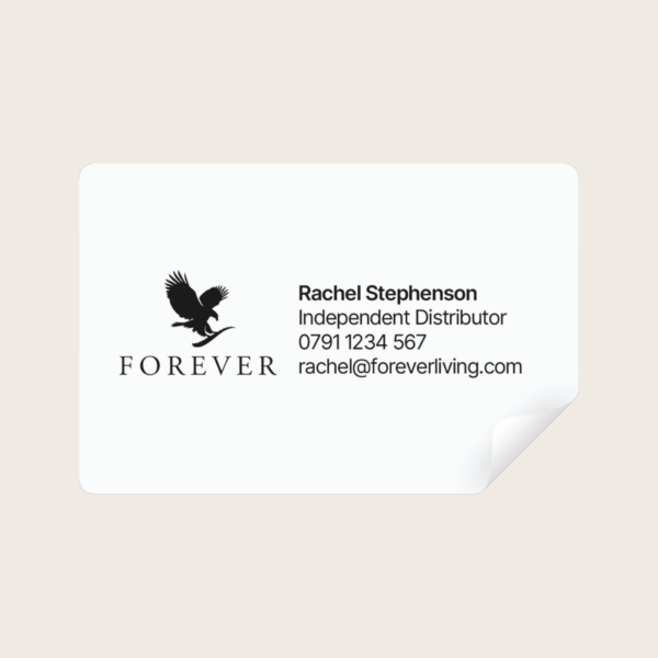 Personalised Forever Living Distributors Labels Stickers